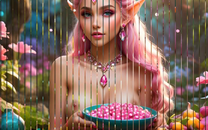 AI Girls: Schöne elfenmädchen mit Gac
