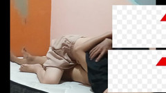 Famly sex: 前人在宿舍里戴着穆斯林头巾的配给