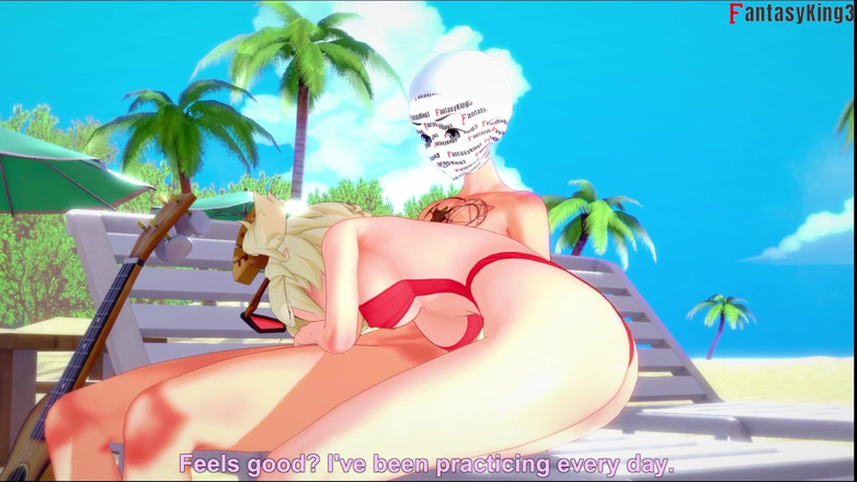 Fantasy king: Burnice Bikini Boquete na Praia - 1 - Zenless Zone Zero (zzz)