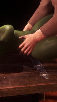 핫한 거유 고블린 소녀와의 섹스
