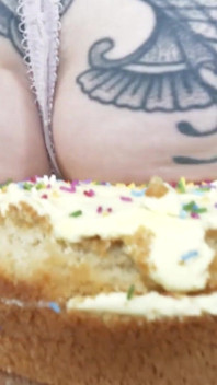 Humiliated with Birthday Cake