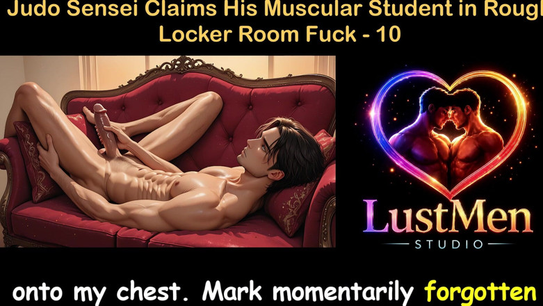 LustMen: Gay audio sexuální příběh - Judo Sensei si nárokuje svého svalnatého...