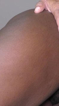 I Fuck My Ebony Little Asshole and Cum Inside Massively