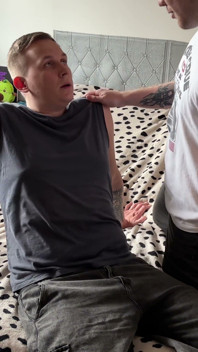 Sucking a Big Fat Cock in Crazy Yoga Positions