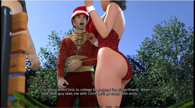 XXX Games Bunk: Laura lustful Secret क्रिसमस 2024 धोखेबाज गर्लफ्रेंड