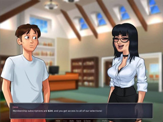 Dirty GamesXxX: Summertime Saga: ditangkap berkongkek di perpustakaan ep.7