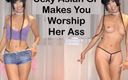 Little sub girl: Сексуальна азіатська дівчина змушує вас поклонятися її дупі