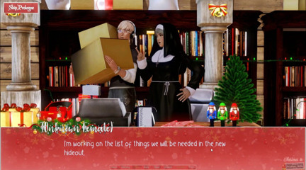 Cumming Gaming: Unlimited Christmas [Xmas hentai pornplay] Ep.3 Memories of fucking cursing nuns...