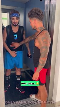 I Discover This Latin Boy in the Elevatormy Big Cock Fucks Him