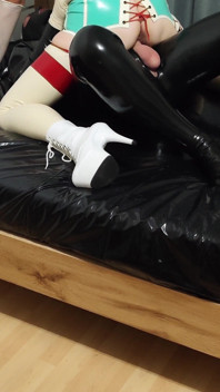 Hot Latex Nurse Got Fucked Hard. Second Angle