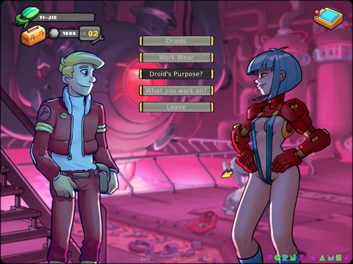Porny Games: Ruimteredding: Code roze v7.0 - Slanke babe met een metalische lul (3)