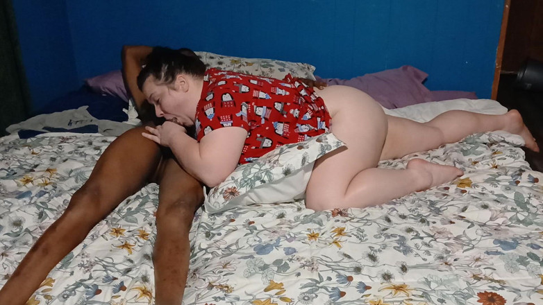 Big uhaul: Ssij BBC cholernie, że all u want is black cum
