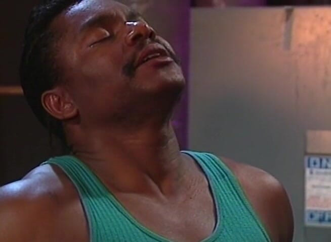 The Vintage Era: Classy ebony wearing stockings gets slammed in vintage sex action