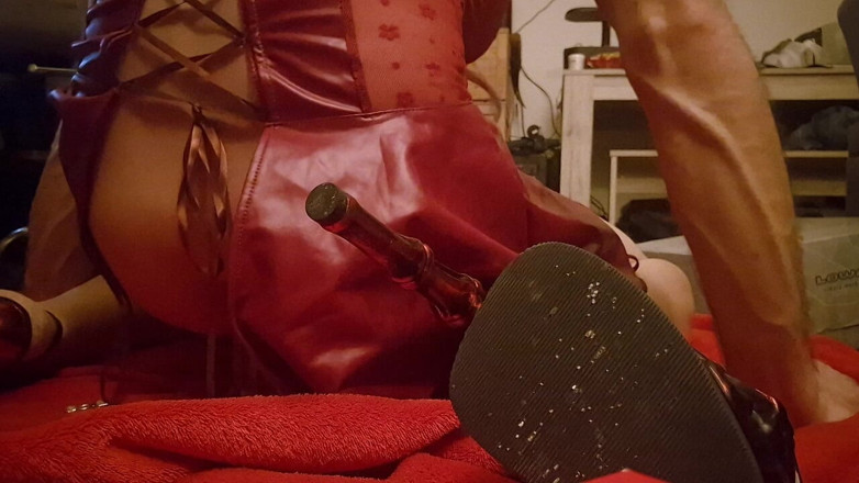 Shinigami55: Sissy jasmin lagi asik ngentot dildo