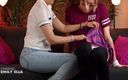 Kinky home: Gorąca ręczna robota Femdom podczas niesamowitego masażu prostaty - wszystkie widoki