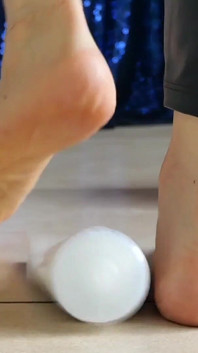Kneading Objects in Barefeet