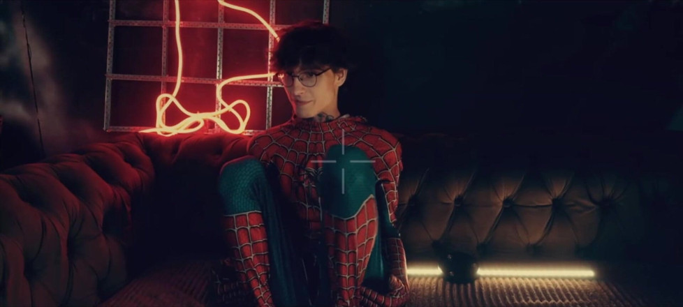 HotDogs studio: Spider Man Costume. Bottom Boy a Pose. Ass Hole