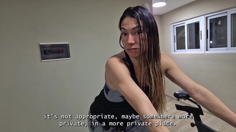 Eva Erfolg: The Gym Coach Came Over to Correct My Form, and...