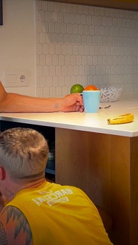I Secretly Suck My Best Friend While My Wife Isn't Watching - His Dick Squirts Hard in My Mouth