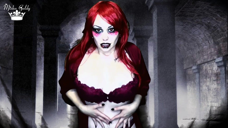 Goddess Misha Goldy: Cum Right in Mouth of Dangerous Demon and Become My...