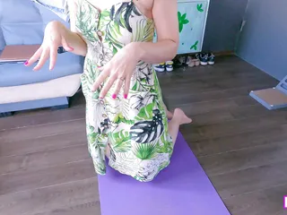 ステップおばさんとの護身術レッスン