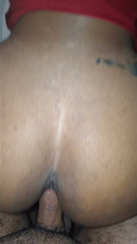 Quickie with Wife in Dogg Style, Filling Her Pussy with Cum Until It Drips