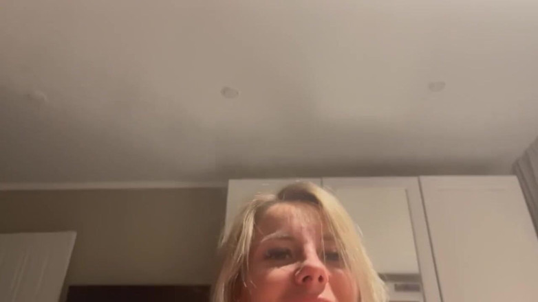 Vik1one: First Person Sex. Big Tit Blonde Sucks and Rides My...