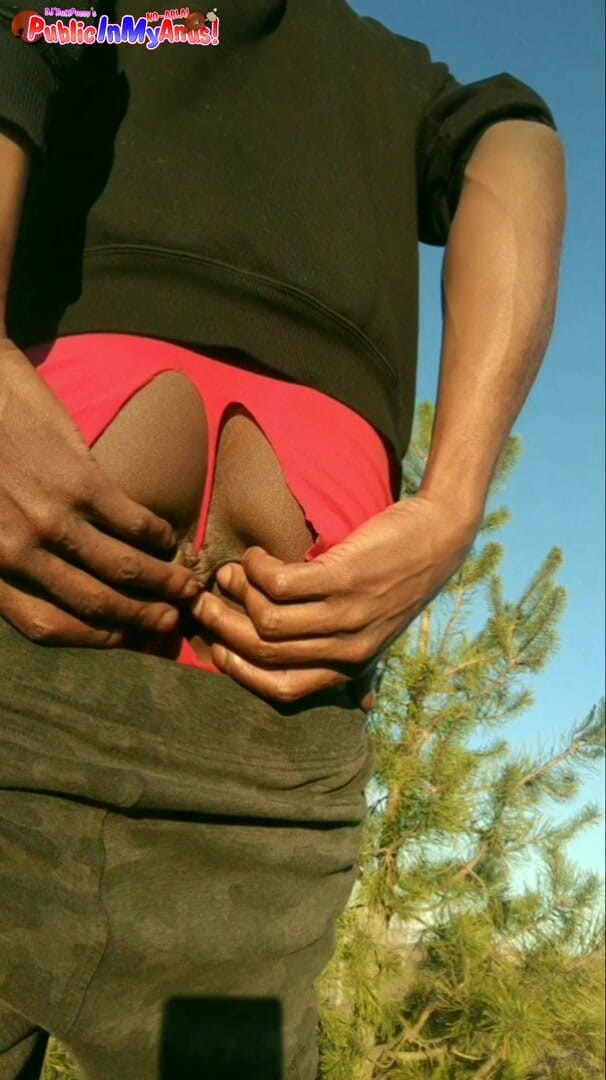 Ass Monkey: Il suo buco di culo allentato all'aperto - Dj buttpussy