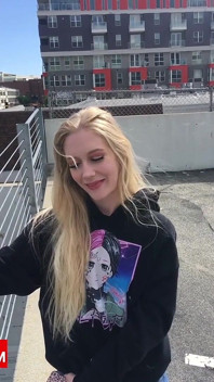 Tall Asian Guy Dominates Pale Blonde Emma Starletto - First Career Creampie Then Lick Cum Clean