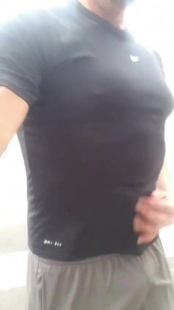 BBIG: Showing off My Big Bulge on the Street