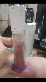 I'm Using This Pump and It's a Delight to Feel My Penis Getting Bigger and Bigger!