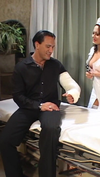 Sandra Romain: a Nymphomaniac Nurse Who Wants Him Hard in the Ass