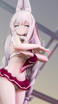 [mmd] Vicious-wigglewiggle Young Girl Bunny Girl Student Dress Miniskirt