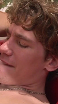 Pretty hot french blonde has oily sodomy and double penetration in threesome at massage parlor