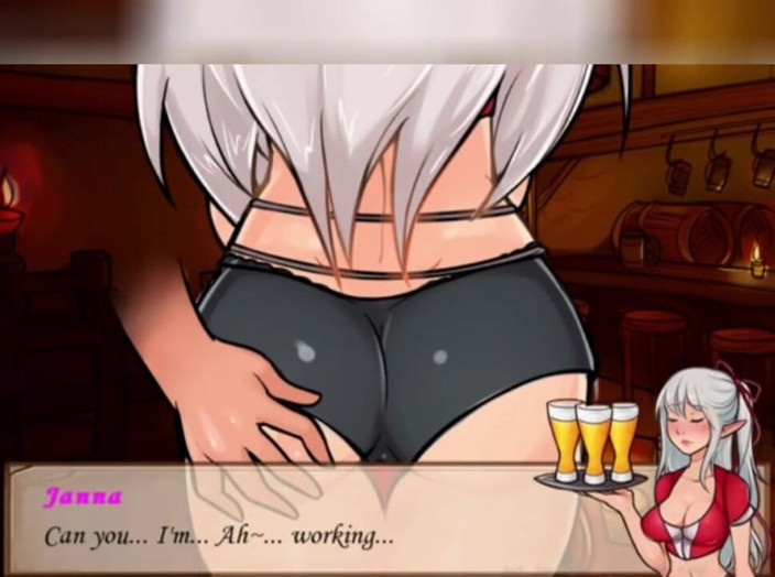 3DXXXTEEN2 Cartoon: Janna di-gangbang di jalanan gelap. Seks kartun porno 3D