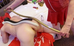Sexy domina MILf lisa - tiefes training, mein junge spielt, arsch