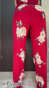 Une culotte rouge et sexy pète, explosions
