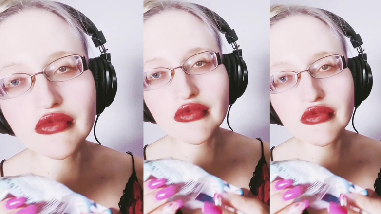 FinDom Goaldigger: Asmr Sweet Chocolate Eating - Asmr, Óculos, Gigante, Batom, Lábios Grandes, Mough,...