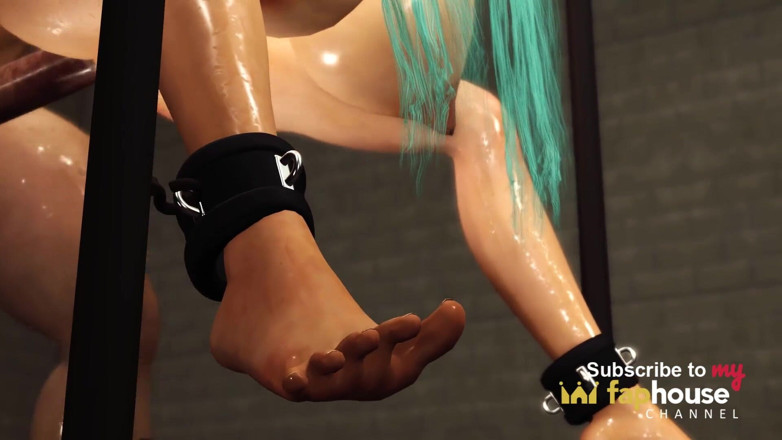 3dxpassion: เซ็กส์ร้อนแรง! สาวหน้าอกยักษ์ถูกใส่กุญแจมือโดนเย็ดหีดุเดือด