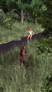 Wood goblin šuká v noci tvrdou fitness dívku v lese
