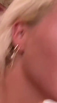 Horny blonde with perfect tits tries to make me cum by jumping on my cock with her nice tight and firm ass