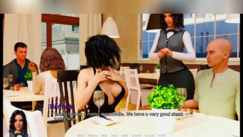 3DXXXTEEN2 Cartoon: Anna saves her juiciest steak for Ashley. 3D porn cartoon sex