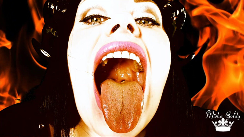 Goddess Misha Goldy: Trappola bocca demone!