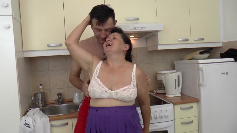 Mature Climax - 100% Mature Videos: Big mature woman fucked hard in the kitchen