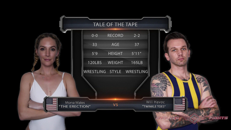 Evolved Fights: Mona Wales Vs Will Havoc Mixed Wrestling