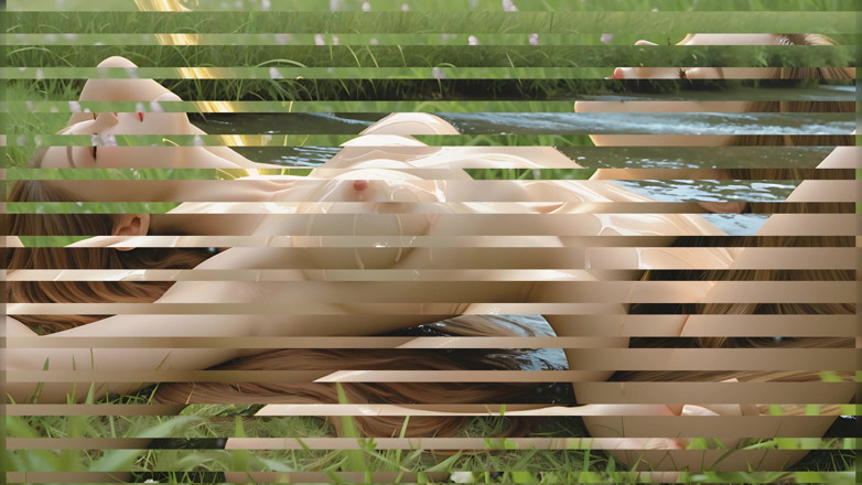 LustRender: Beautiful Nude Woman with Honey Brown Hair Gentle Clit Circles...