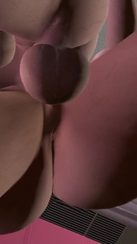 Futa on Futa Standing Fuck in the Locker Room