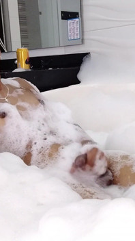 An Explosive Gift with Me Naked and Playful in the Jacuzzi