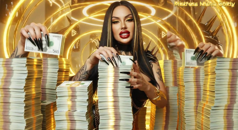 Goddess Misha Goldy: Wallet Brain Drain