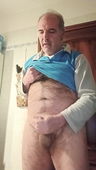 A Wank in My Bathroom Before Going to Sleep!